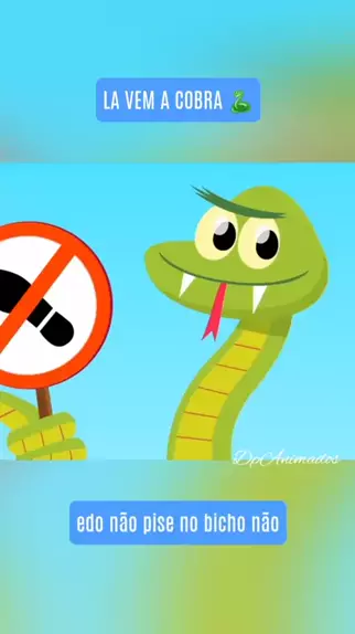 desenho cobra infantil